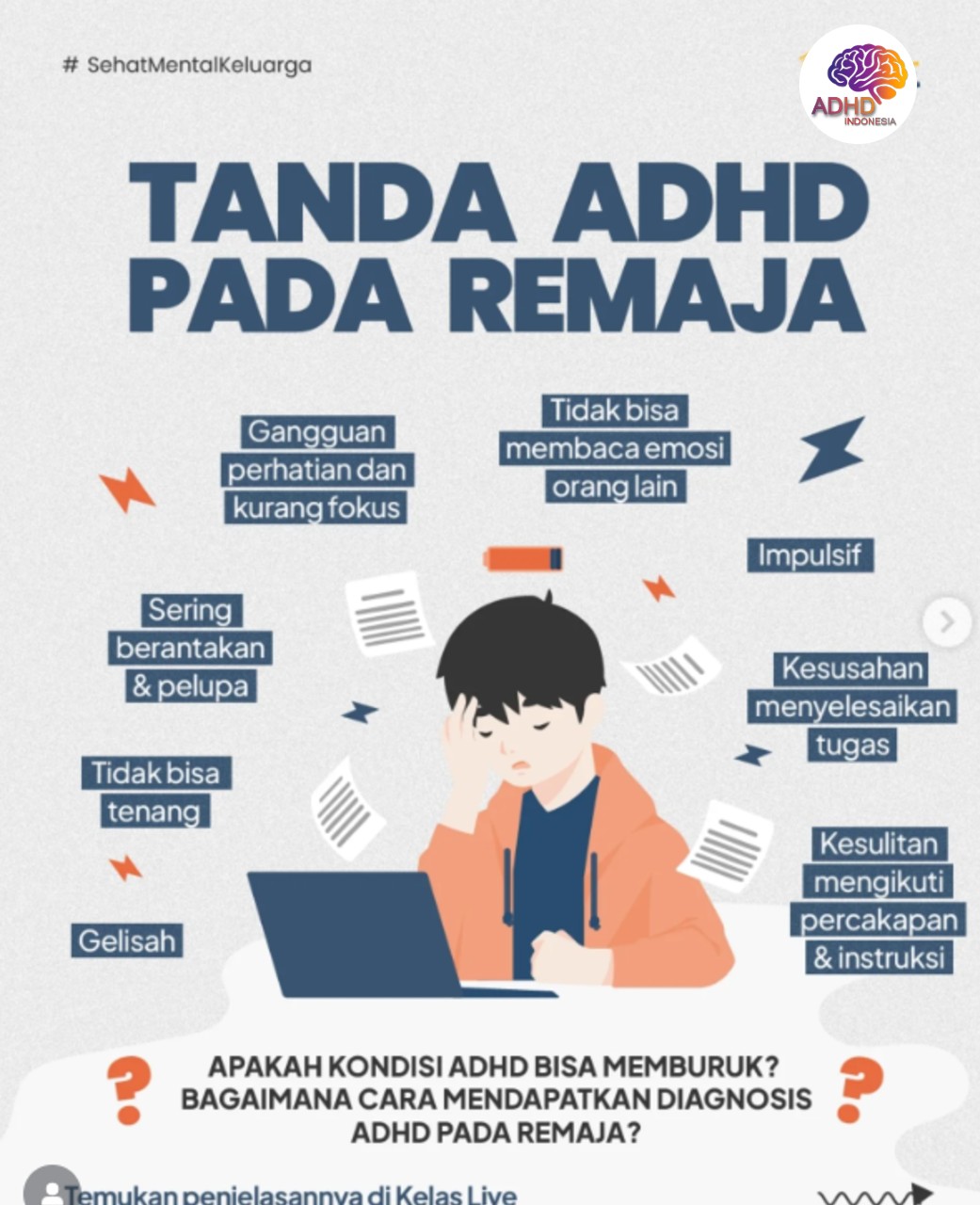 Screening ADHD Non-Diagnostik: Edukasi Awal bagi Orang Tua di Kabupaten Bengkulu Tengah